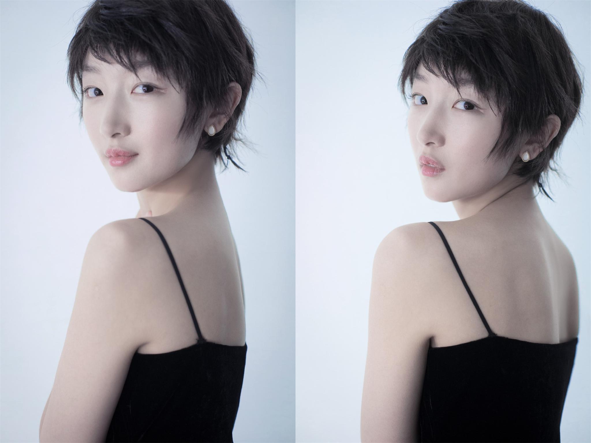 周冬雨头发越剪越短,少女感却更强了,两点自测你适不适合短发!