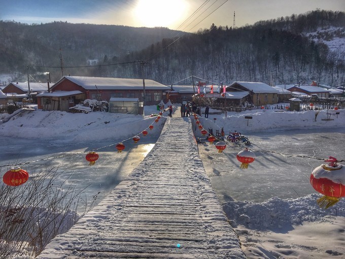在雪谷感受纯正东北风是怎样一种体验!(夏天看这个是不是很解馋?
