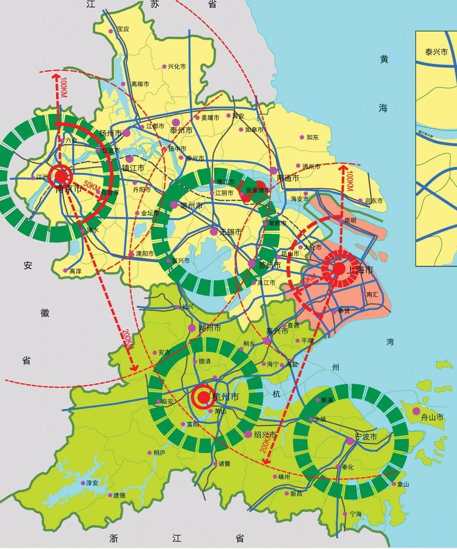 长三角城市群2030规划图片