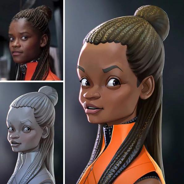 虽然卡魔拉本来就是外星人,但变成q版人物怎么有点像