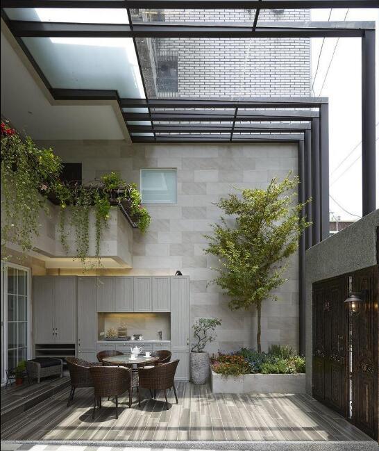 买顶楼送了大露台,一定要建个这样的阳光房,简直是太美了