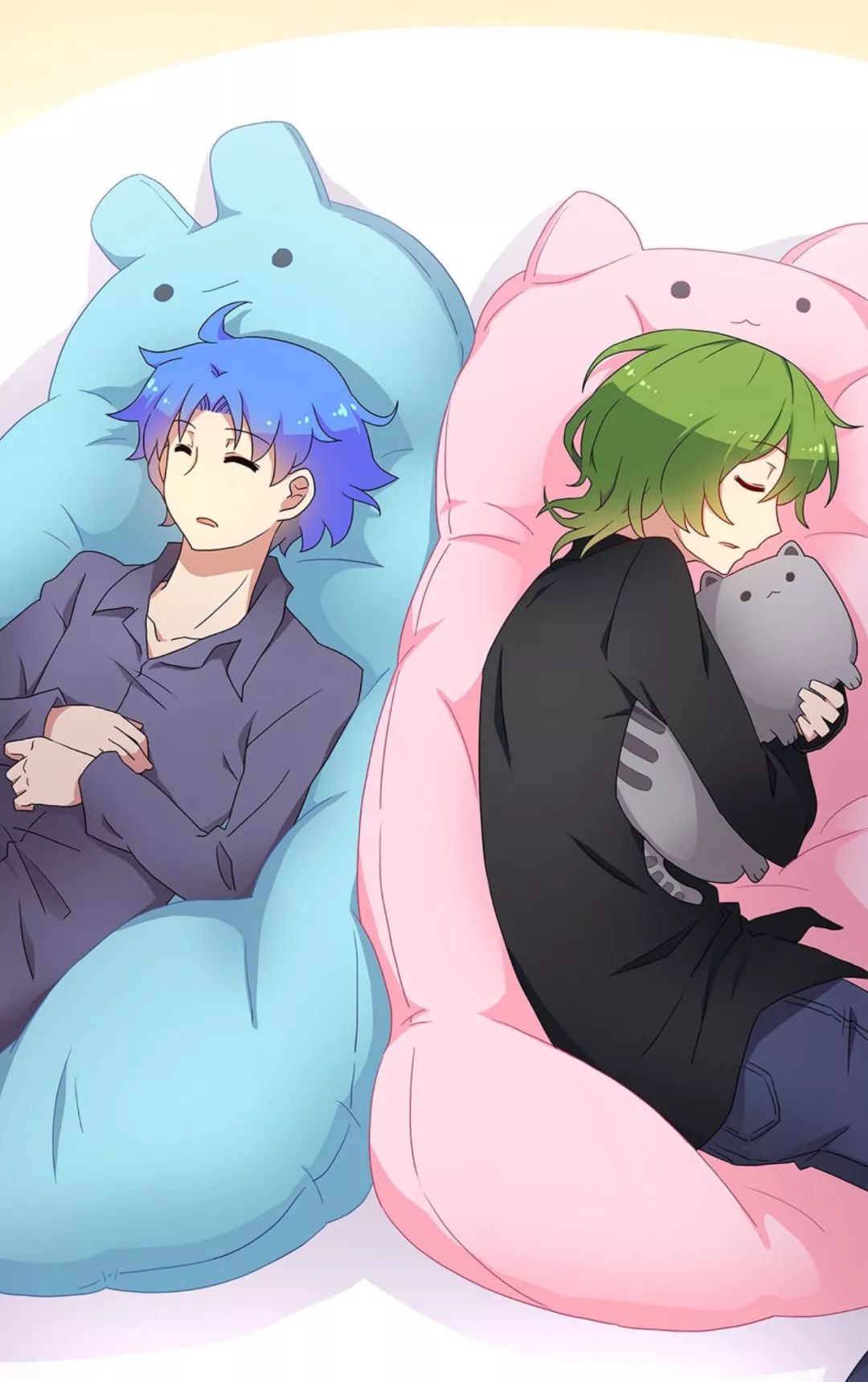 本期壁纸为小绿和小蓝