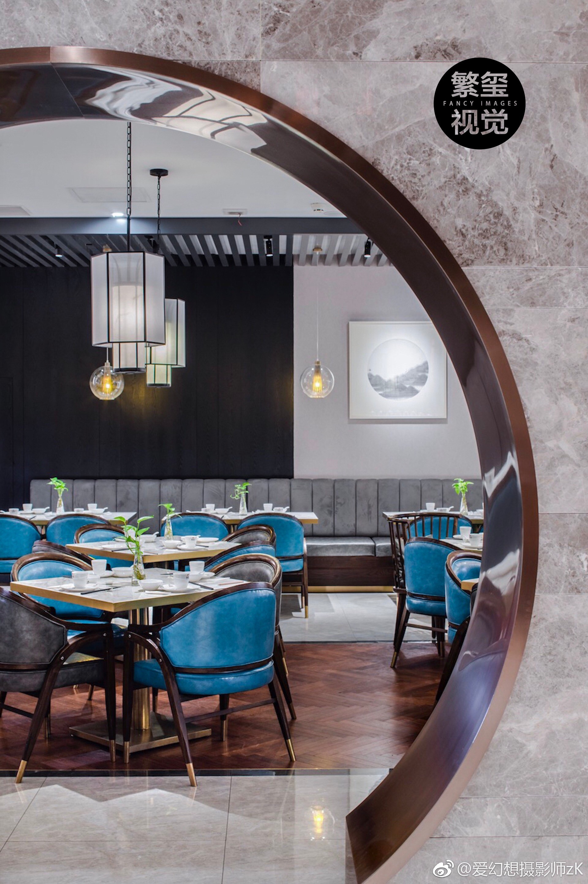 新梅华中餐厅苏州中心店设计:合众合餐饮全案