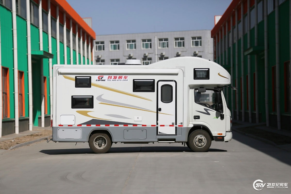 六个固定床位空间超大还不贵 科发房车江淮平头c型实拍