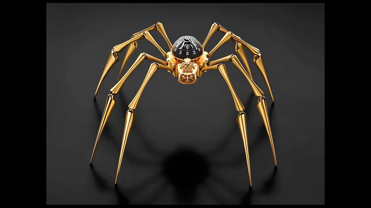 名表蜘蛛时钟arachnophobia高贵奢华