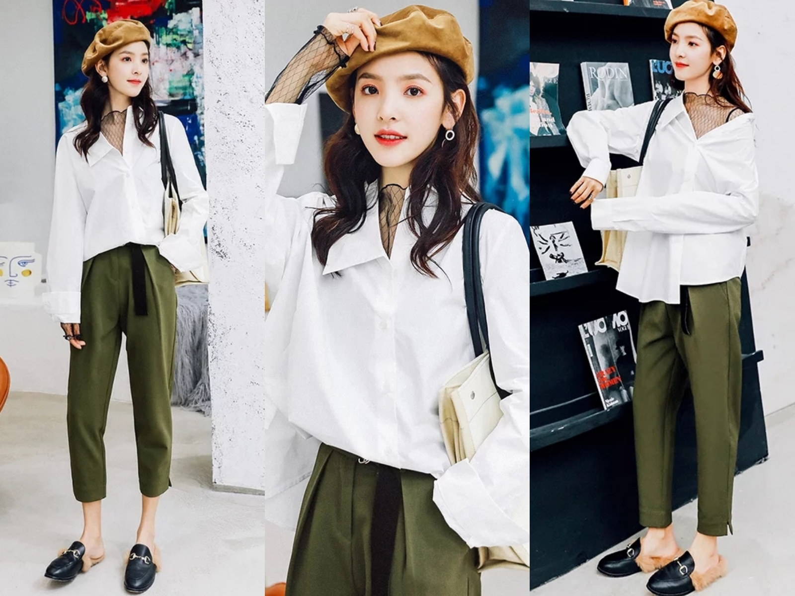 初秋最流行穿白衬衫,这么搭配让你美得毫不费力!