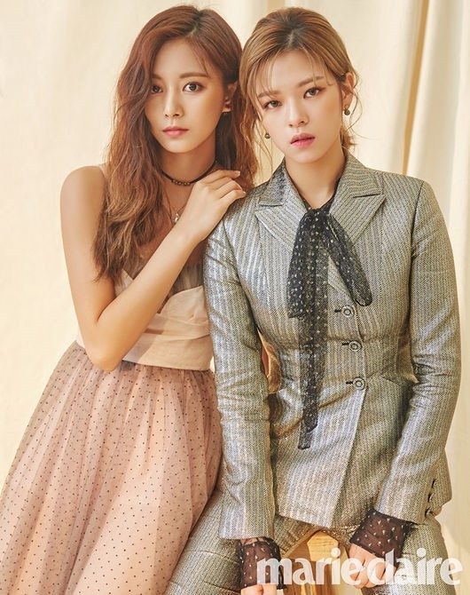 韩国女团twice拍时装杂志封面照