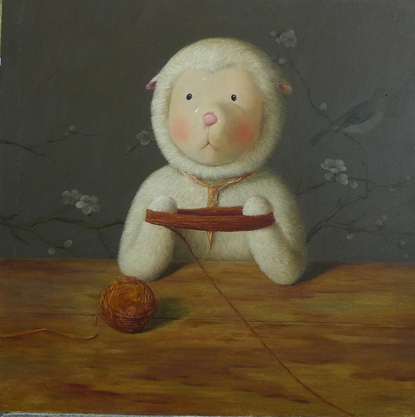 绘画是点燃一盏灯pic by 杨媛媛