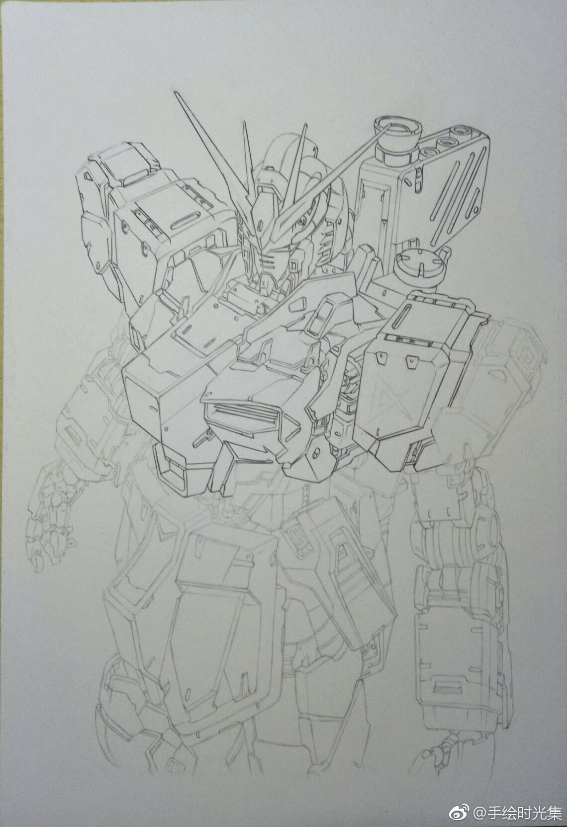 彩铅马克笔牛高达投稿dke