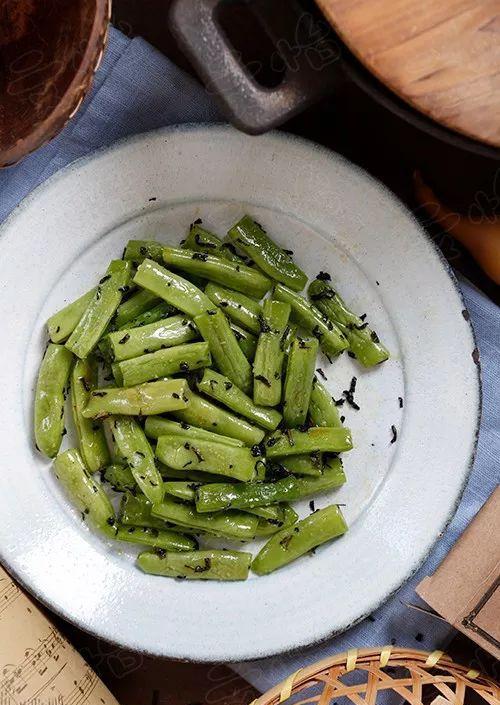 茶香豆角,素菜还能这样吃