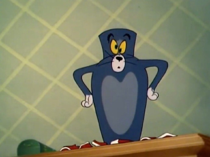 《猫和老鼠》 实体化 沙雕汤姆猫手办 非常喜欢了!(twi