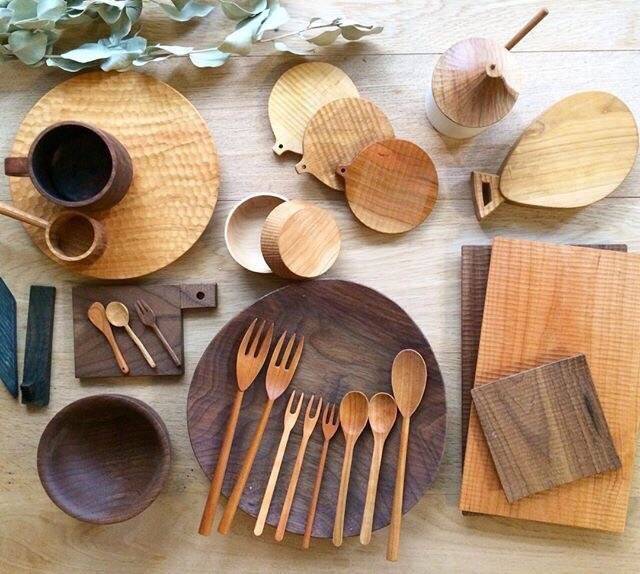 日本木制品商店kichijouji的木质餐具系列