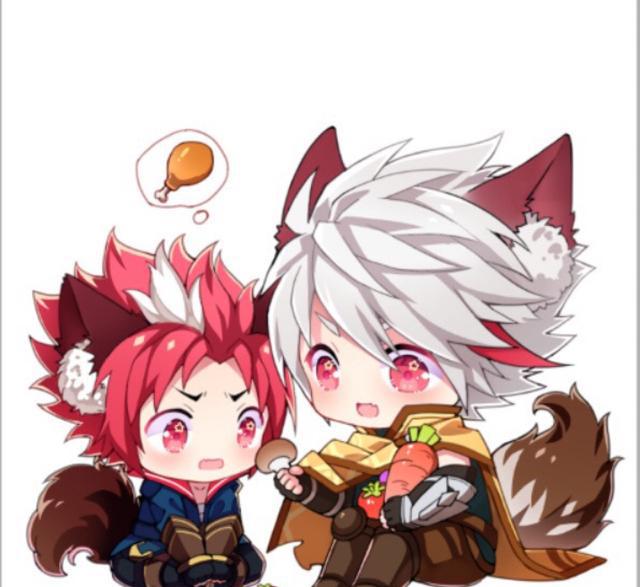 王者荣耀精美图片117萌萌哒百里守约和百里玄策张良李白