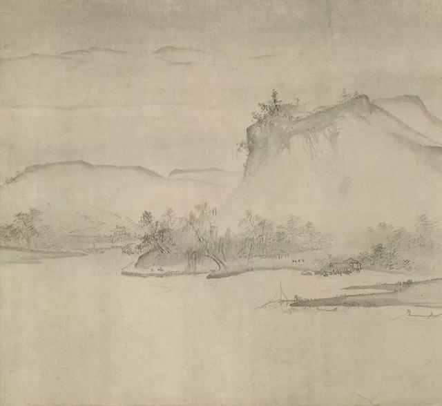 宋画夏圭山水欣赏