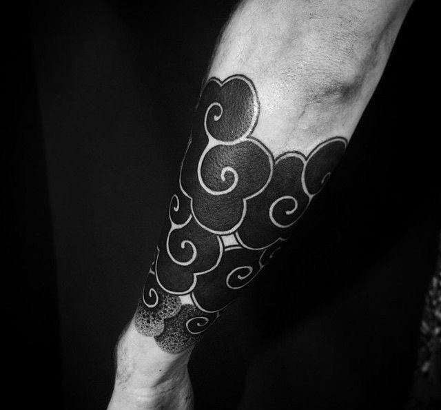 不一样的黑臂纹身另一种魅力