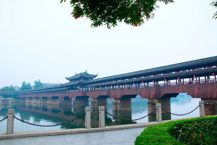 古桥|西津桥|长廊_新浪新闻