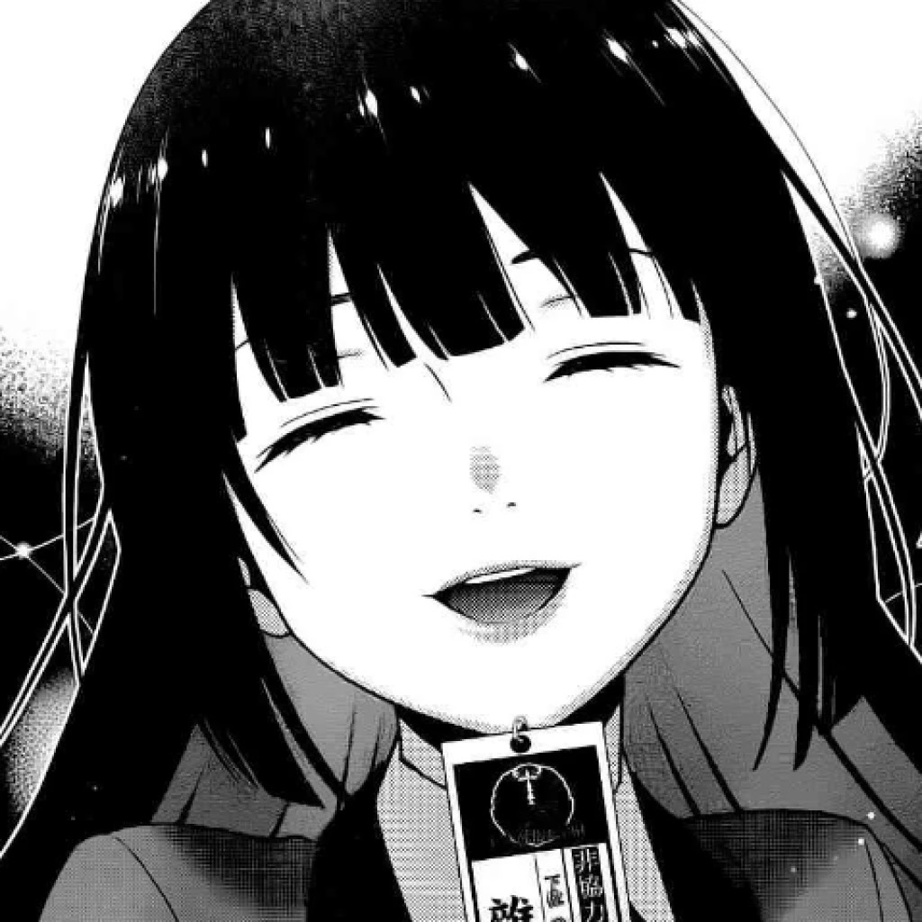 黑白漫画头像喜欢点赞