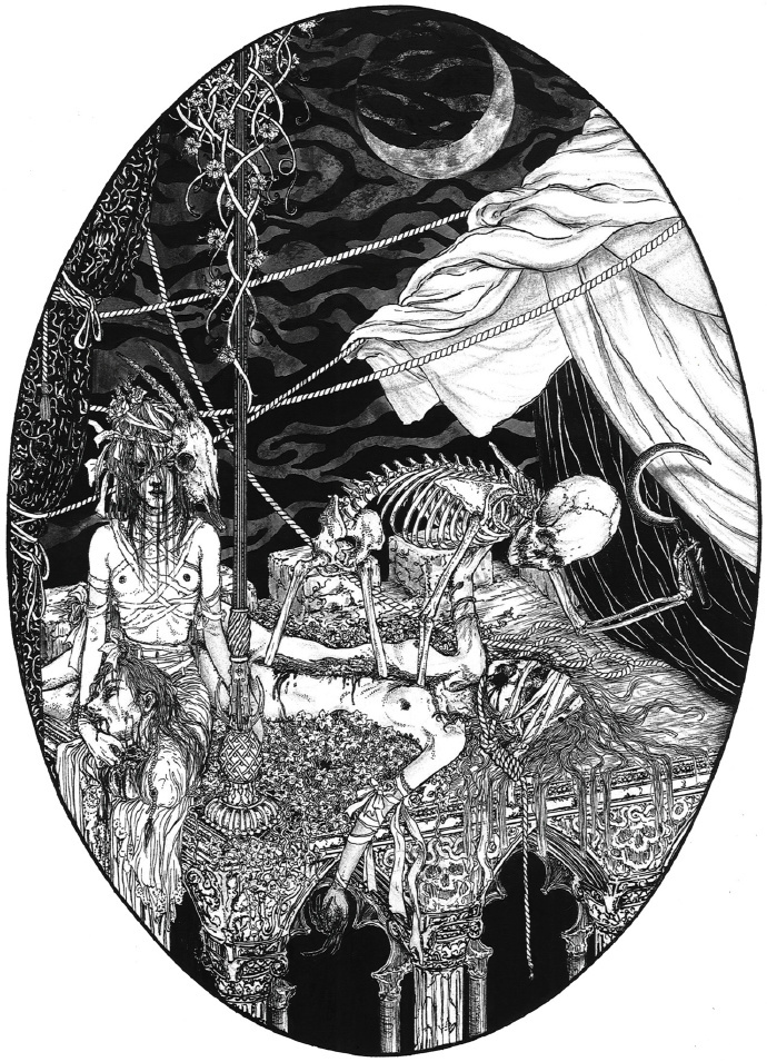 暗黑系哥特式画作 | elias aquino