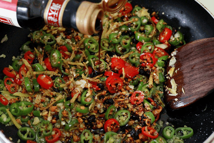 豆鼓辣子酱做法, 非常不错的下饭菜哦!