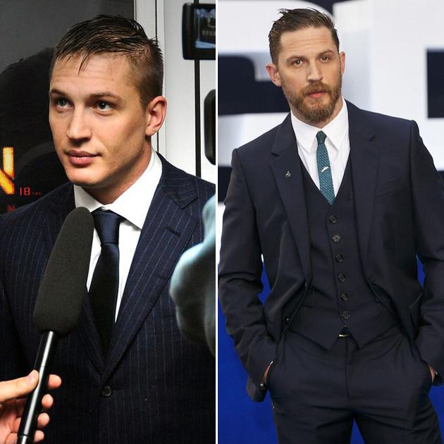 汤姆-哈迪穿西装