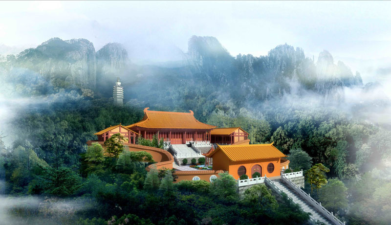 为什么大多数寺庙的外墙是黄色的,里面有什么缘故?