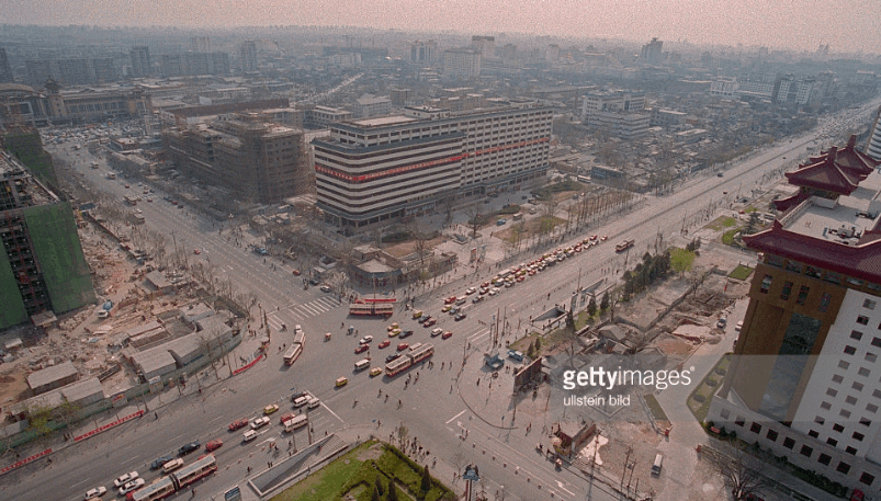 家中的老相册: 1996年的北京城像现在的城镇一样