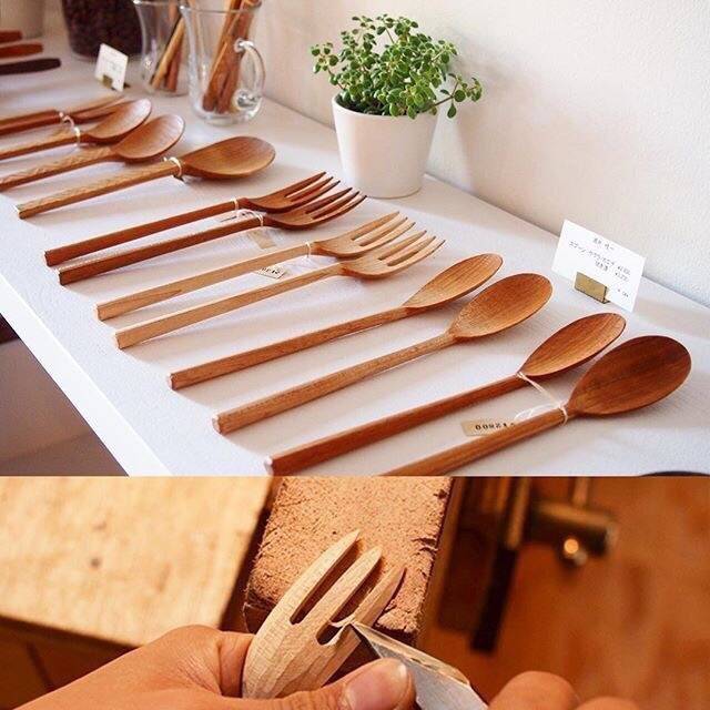 日本木制品商店kichijouji的木质餐具系列