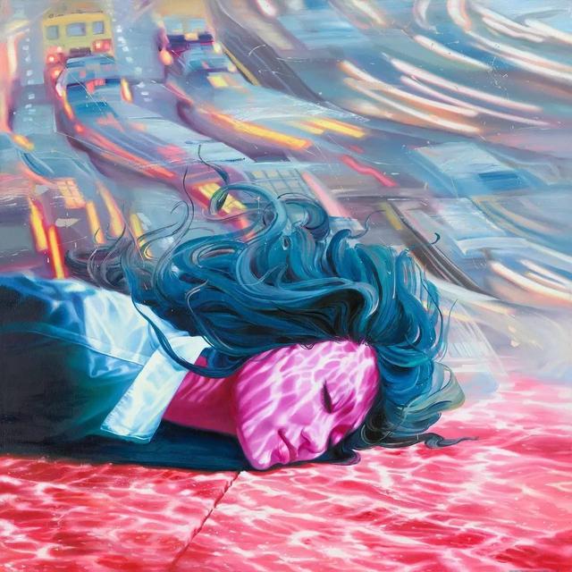 "新卡通一代"绘画代表,四川美院女教授熊莉钧油画作品欣赏