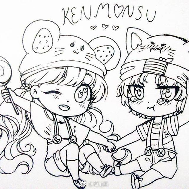 超可爱的动漫手绘(by:aluli)|动漫_新浪新闻