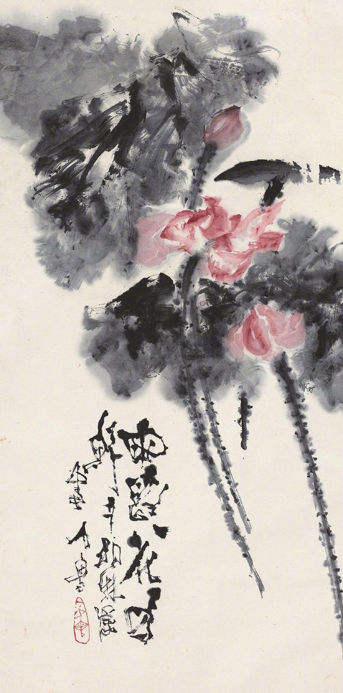 奔放洒脱水墨淋漓丨石鲁作品欣赏