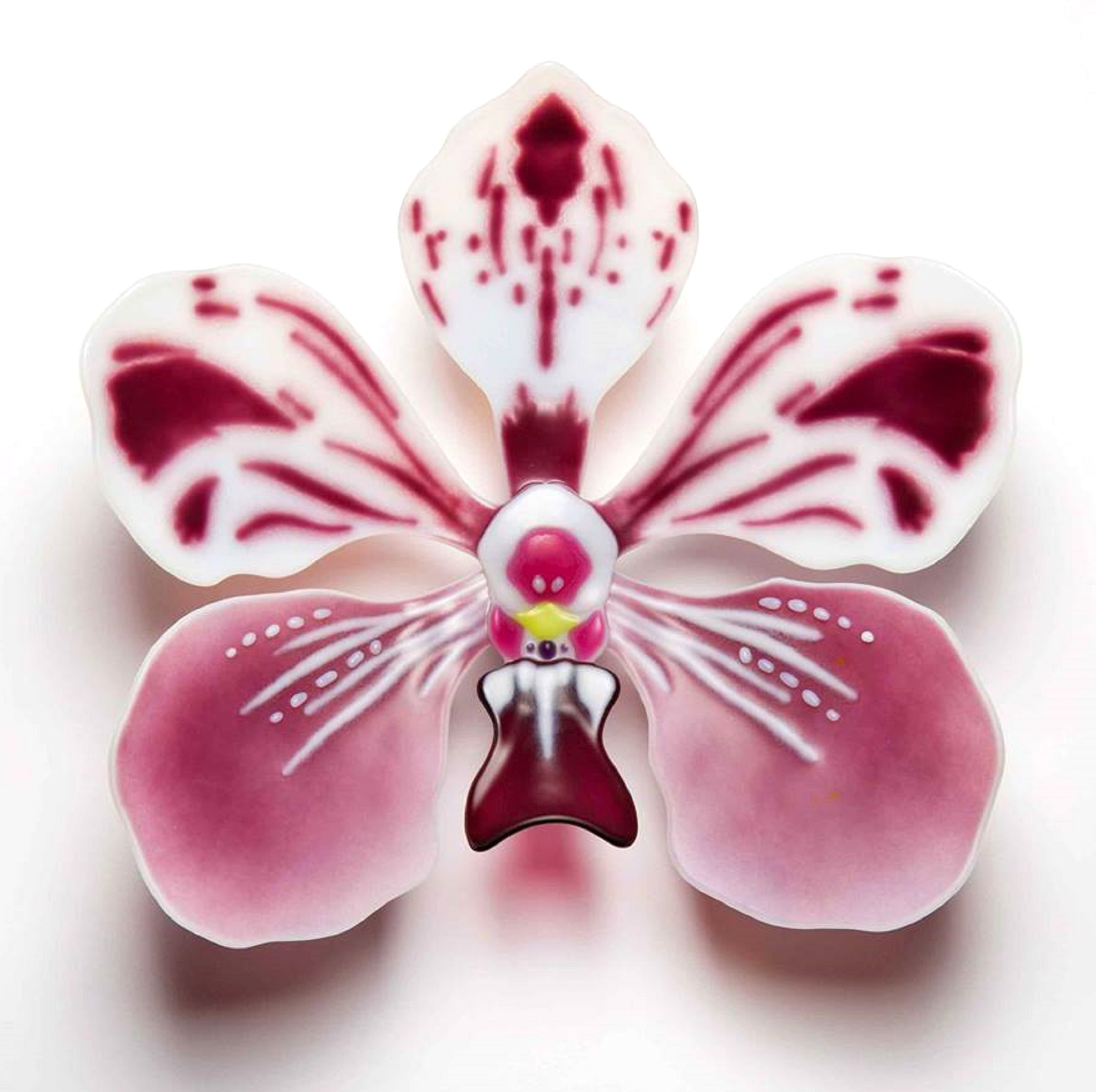 一组手工制作的玻璃兰花,美翻了!/ laura hart 67