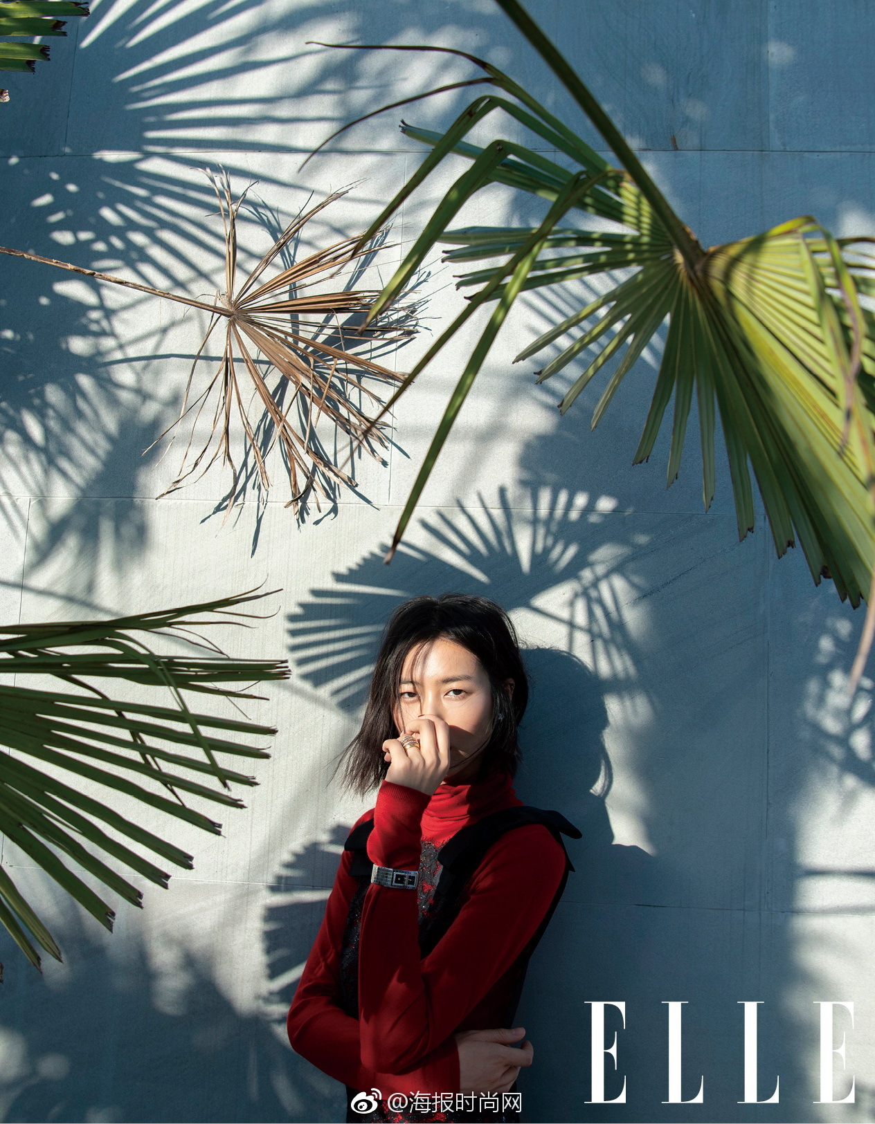 刘雯 佩戴@香奈儿chanel 高级珠宝及code coco系列腕表登封《elle》