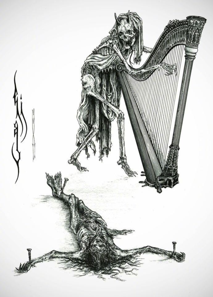 暗黑系哥特式画作 | elias aquino