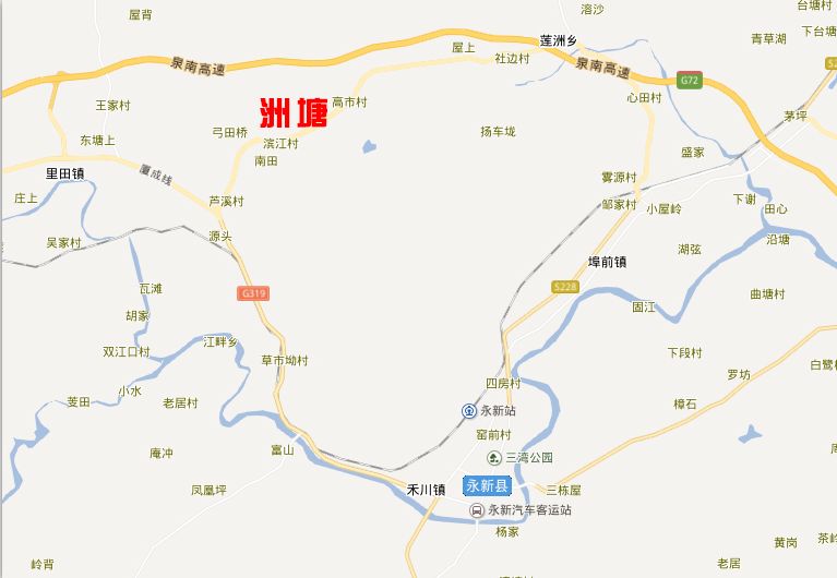 永新县地图乡镇图片