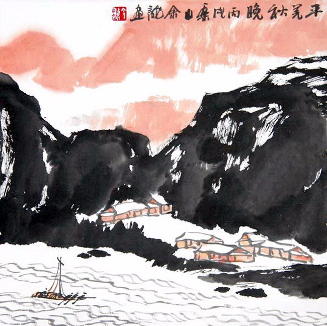 画家余龙:以山水为题显气势宏放,以书法入画呈动态之美