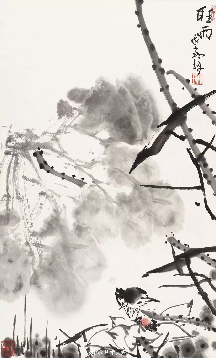 崔如琢花鸟画作品欣赏