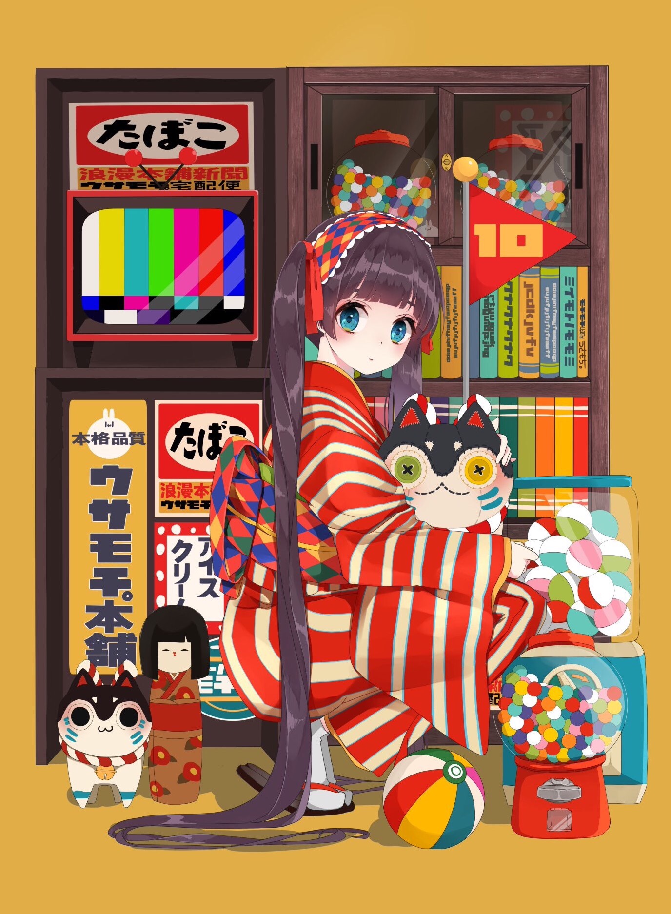 动漫美图精选,震撼人心的怀旧感,pixiv插画复古特辑