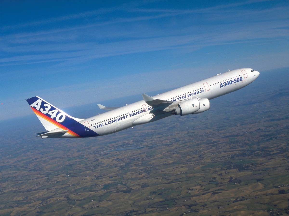 5apu的法式长棍空中客车a340客机