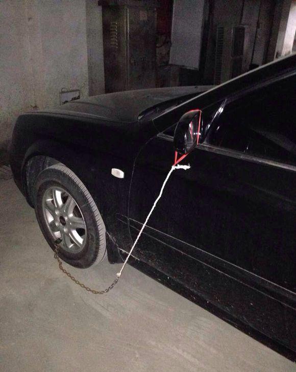 奇葩的锁车方法,有你喜欢的一款吗?