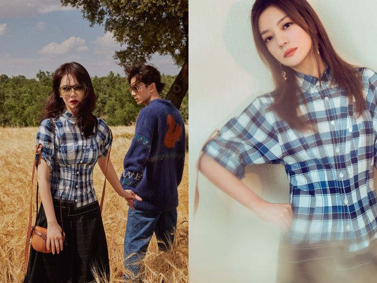 赵薇与戚薇撞衫,相差了八岁气质全不一样,少女风与总裁范