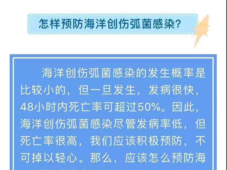 综上所述海洋创伤弧菌虽然很可怕但是健康人不是那么容易被感染的所以