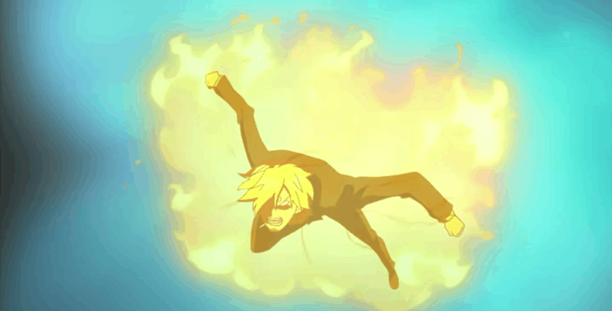 仿佛获得了艾斯的烧烧果实能力|山治|招式|果实_新浪新闻