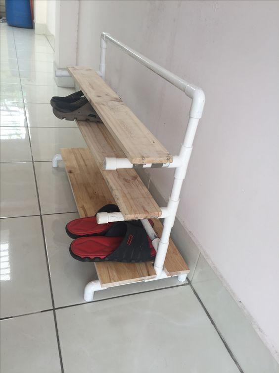 pvc水管别当垃圾丢掉!剪一剪,家里多好几样家具,茶几最有创意