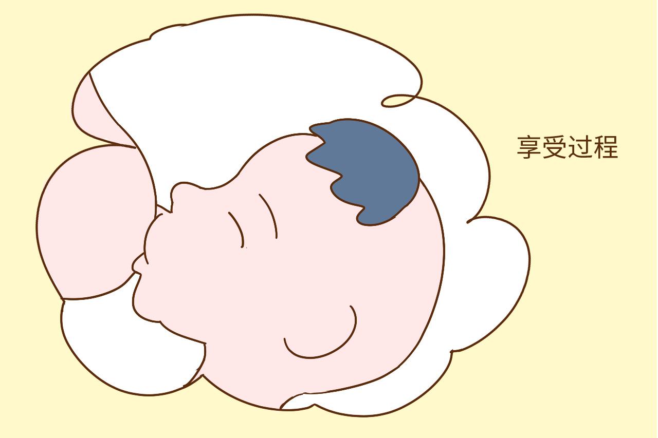 只是喜欢含着妈妈乳头这个过程,他们感觉吃母乳的时候,妈妈