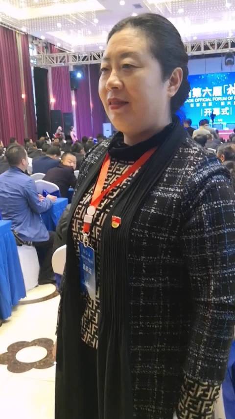 参加论坛的西安市雁塔区电子城街道沙井村党支部书记张莹谈感想 通过