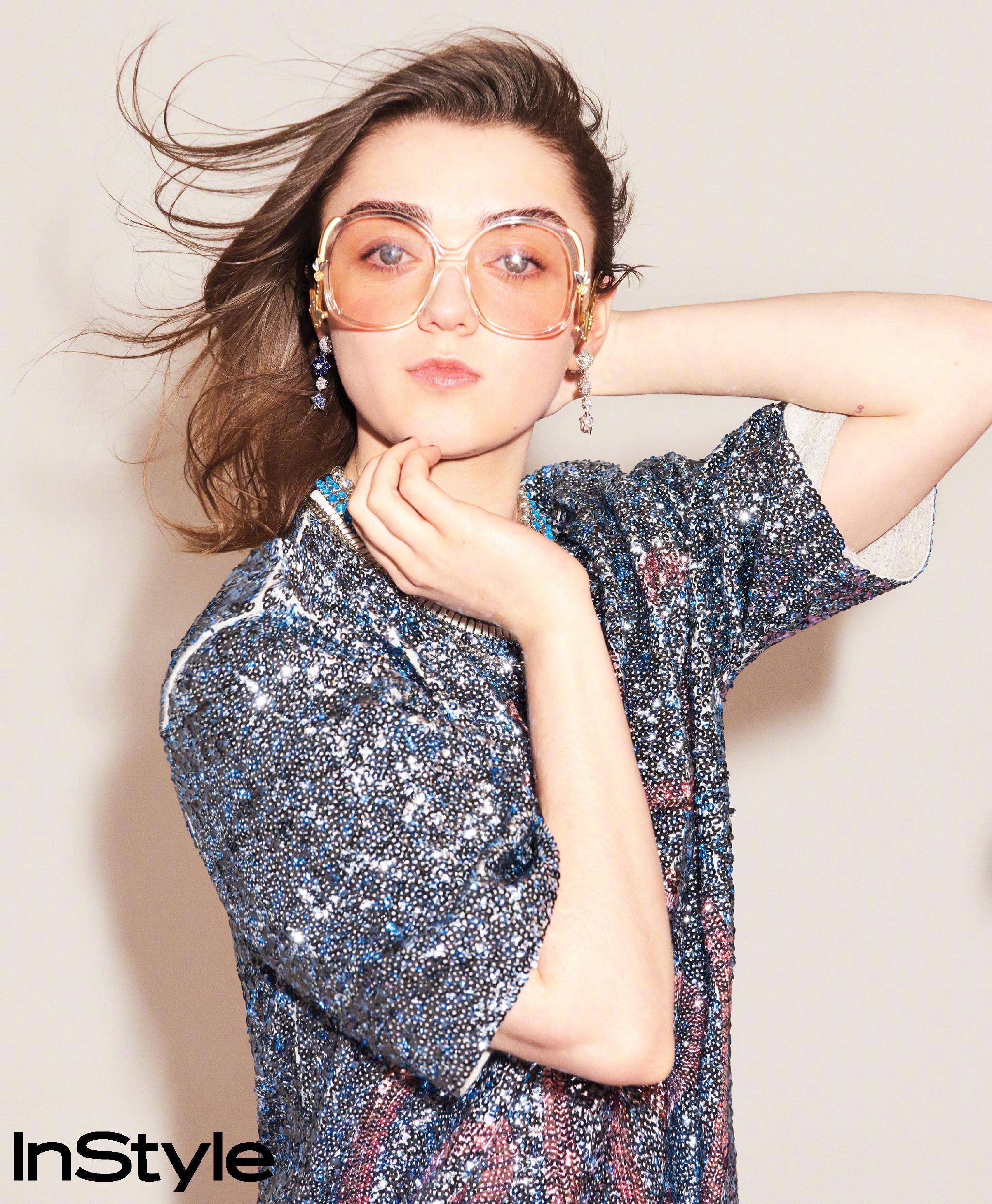 《权力的游戏》二丫maisie williams最新《instyle》杂志写真释出!