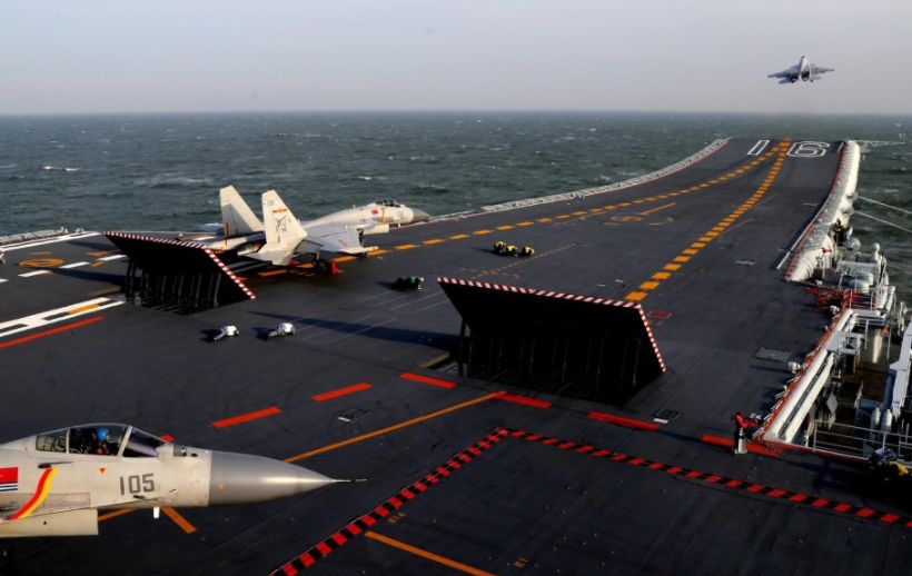 国产航母完成第二次海试,时间不断缩短,舰载机完成着舰测试?