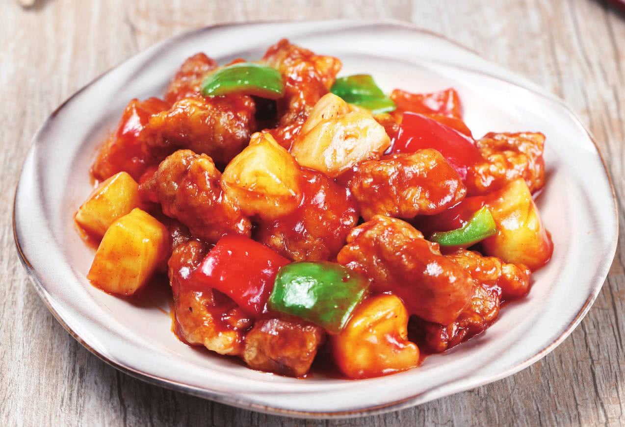 这道菠萝咕噜肉,口味绝对好过外面任何一家饭店!