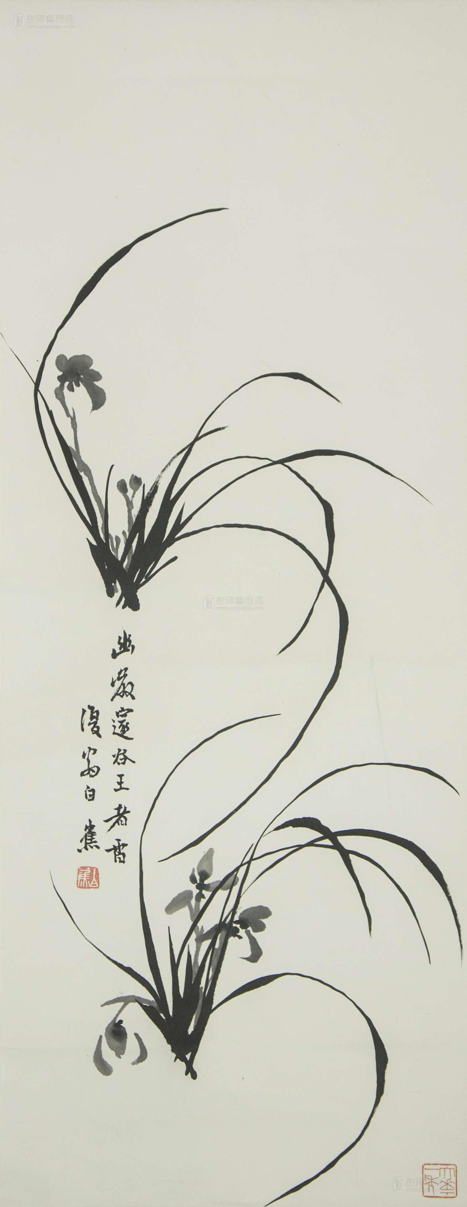 白蕉:以书法写兰,不入前人笔