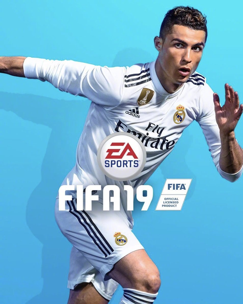 c罗成为fifa19封面人物